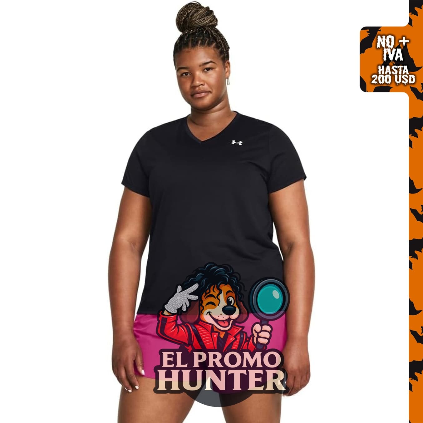 Camiseta de mujer Under Armour Tech de manga corta y escote en V.