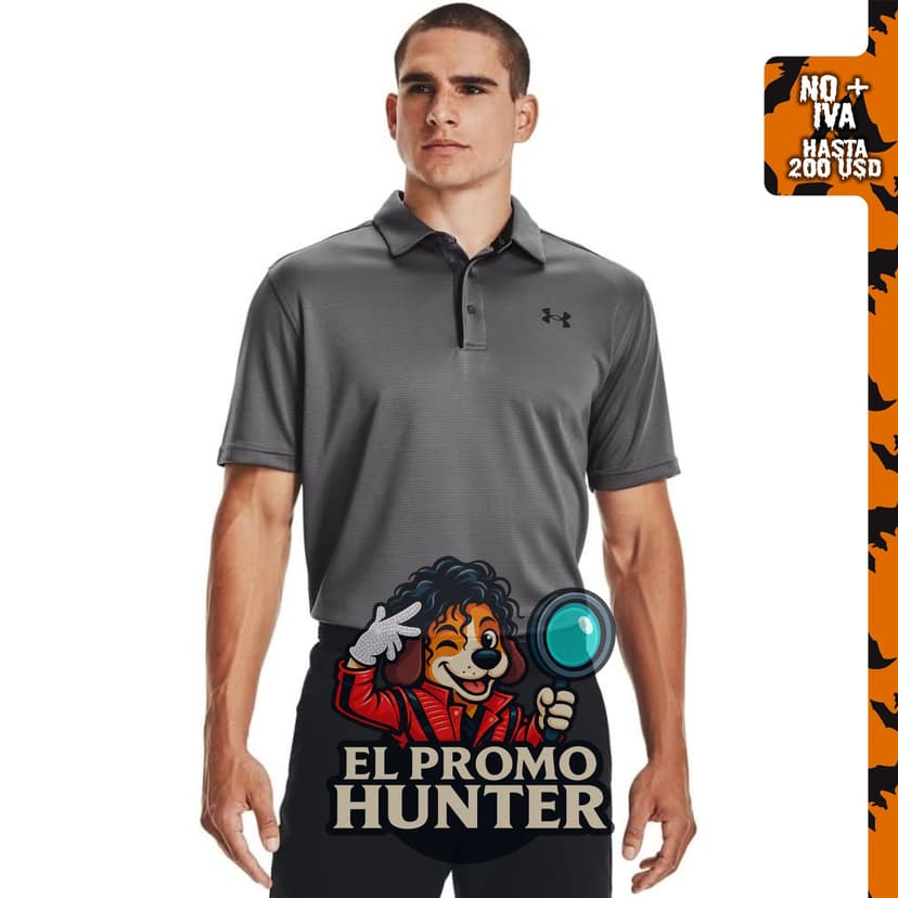 Polo de golf Tech Under Armour para hombre.