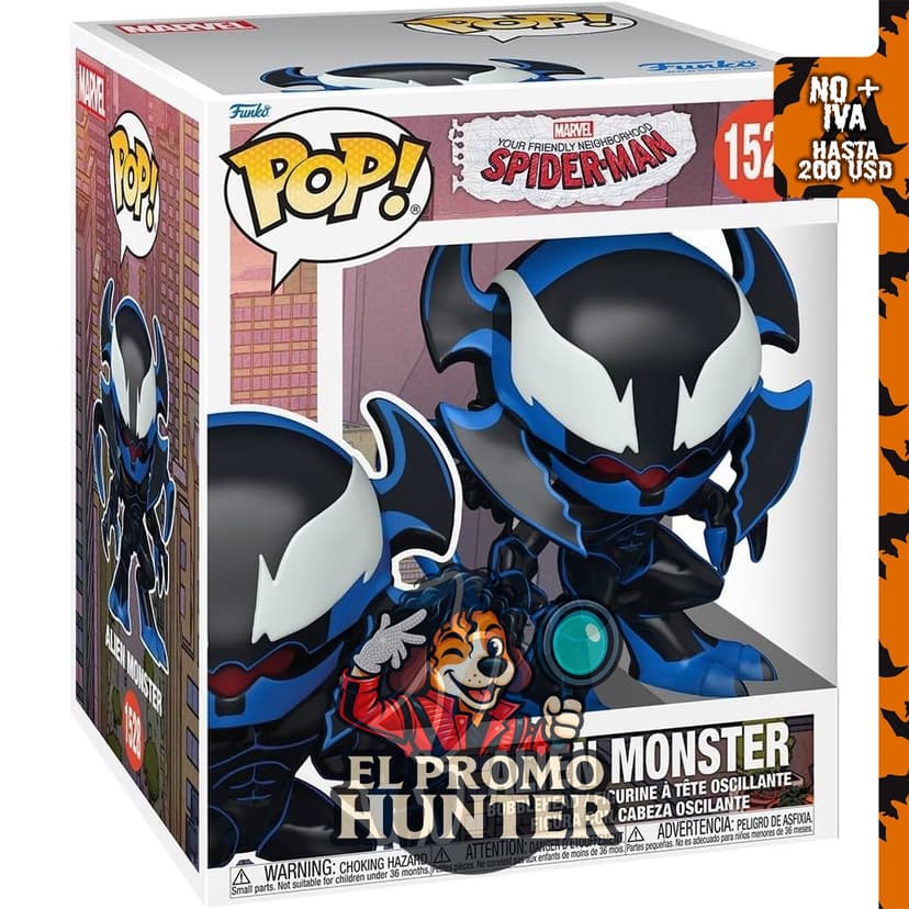Funko POP! Super: Friendly Neighborhood Spider-Man - Miniatura de la serie animada.