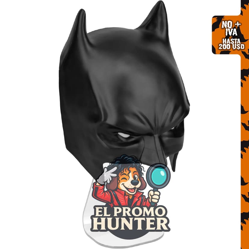 Lámpara de Máscara de Batman de Paladone, LED montable en pared o de pie, mercancía oficial de DC Comics.