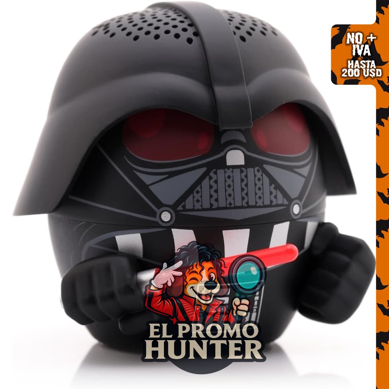 Bitty Boomers Star Wars: Darth Vader - Mini altavoz Bluetooth.