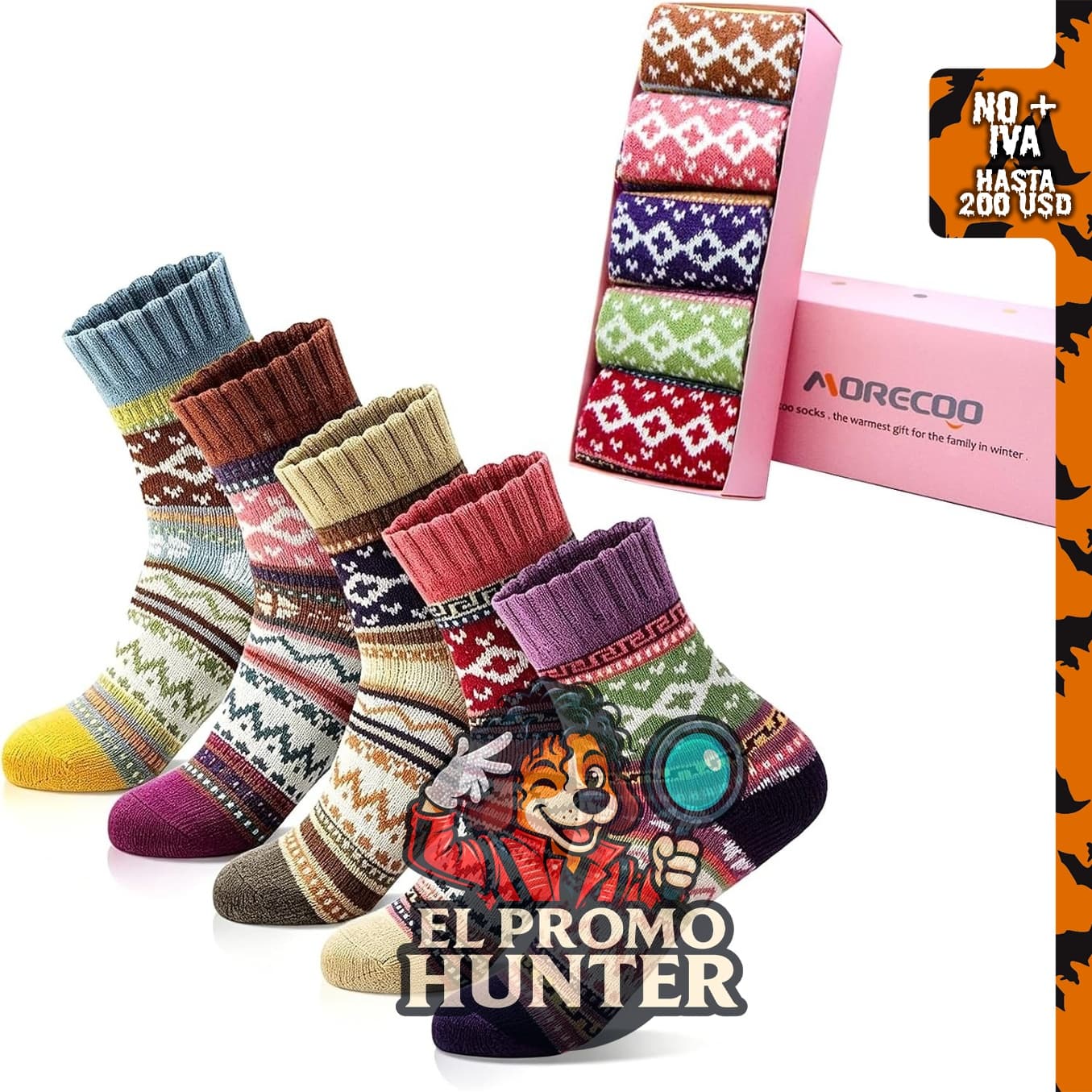MORECOO Calcetines para mujer, ideales como regalo.
