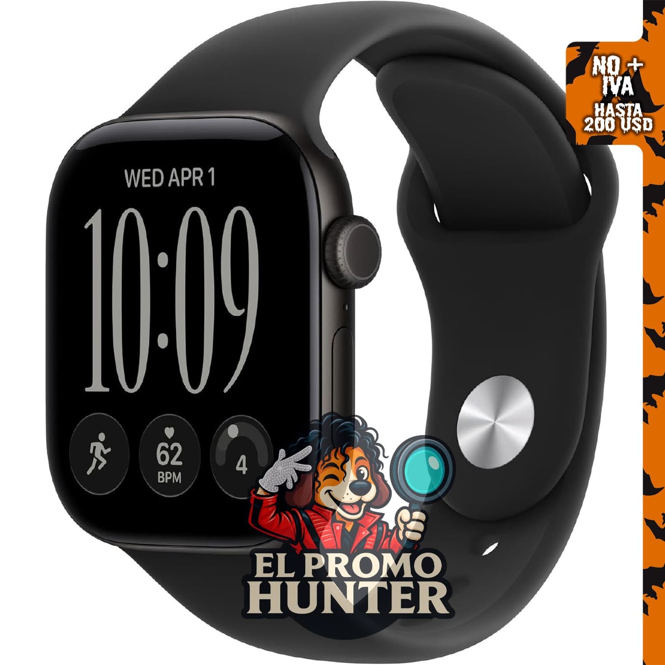 Apple Reloj inteligente de 1.654 in (4.2 cm) con GPS de la serie 12.