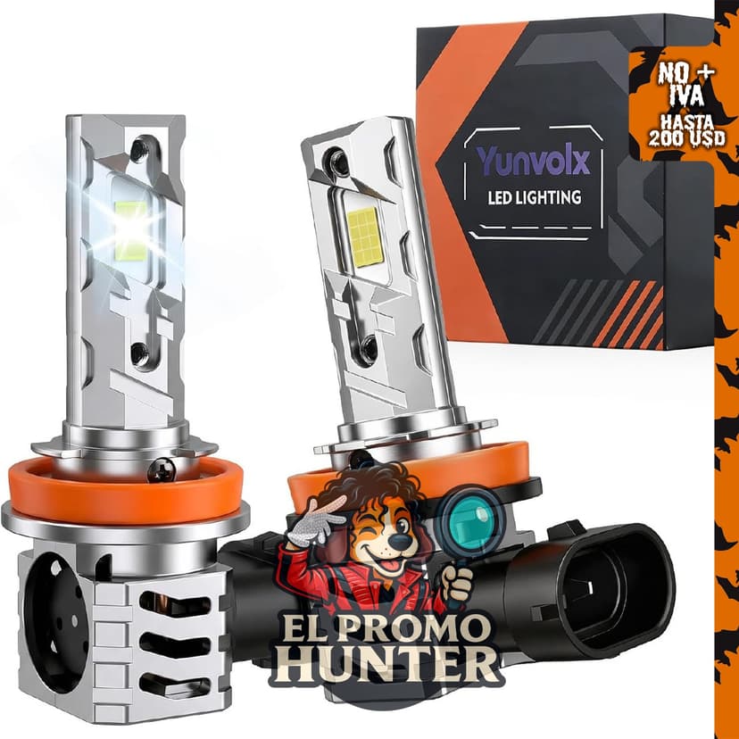 ZTOZATGS H11 LED Bombillas de Luz de Niebla, 40W, 45000LM, CSP Chip, 6500K.