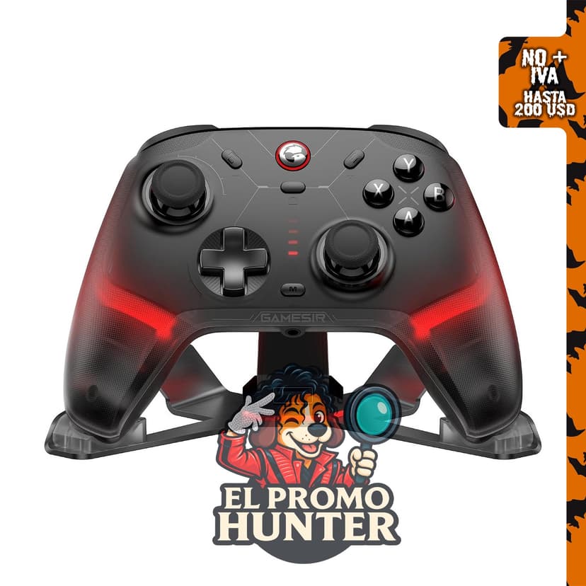 GameSir Cyclone 2 Controlador Inalámbrico para PC, 1000Hz, Joysticks TMR.
