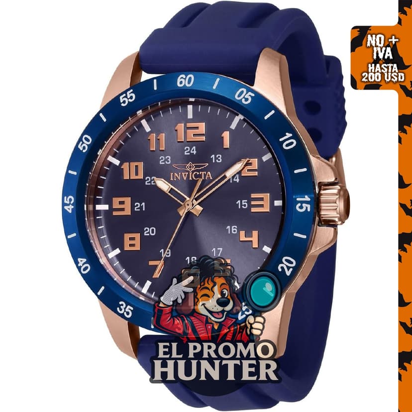 Invicta Reloj Pro Diver Stratus para hombre, 1.772 in (4.5 cm), color azul.