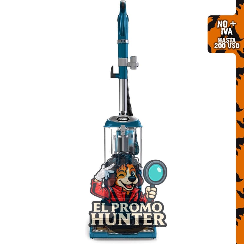 Aspiradora vertical Shark Navigator con cepillo autolimpiable, filtro HEPA y herramientas para mascotas.