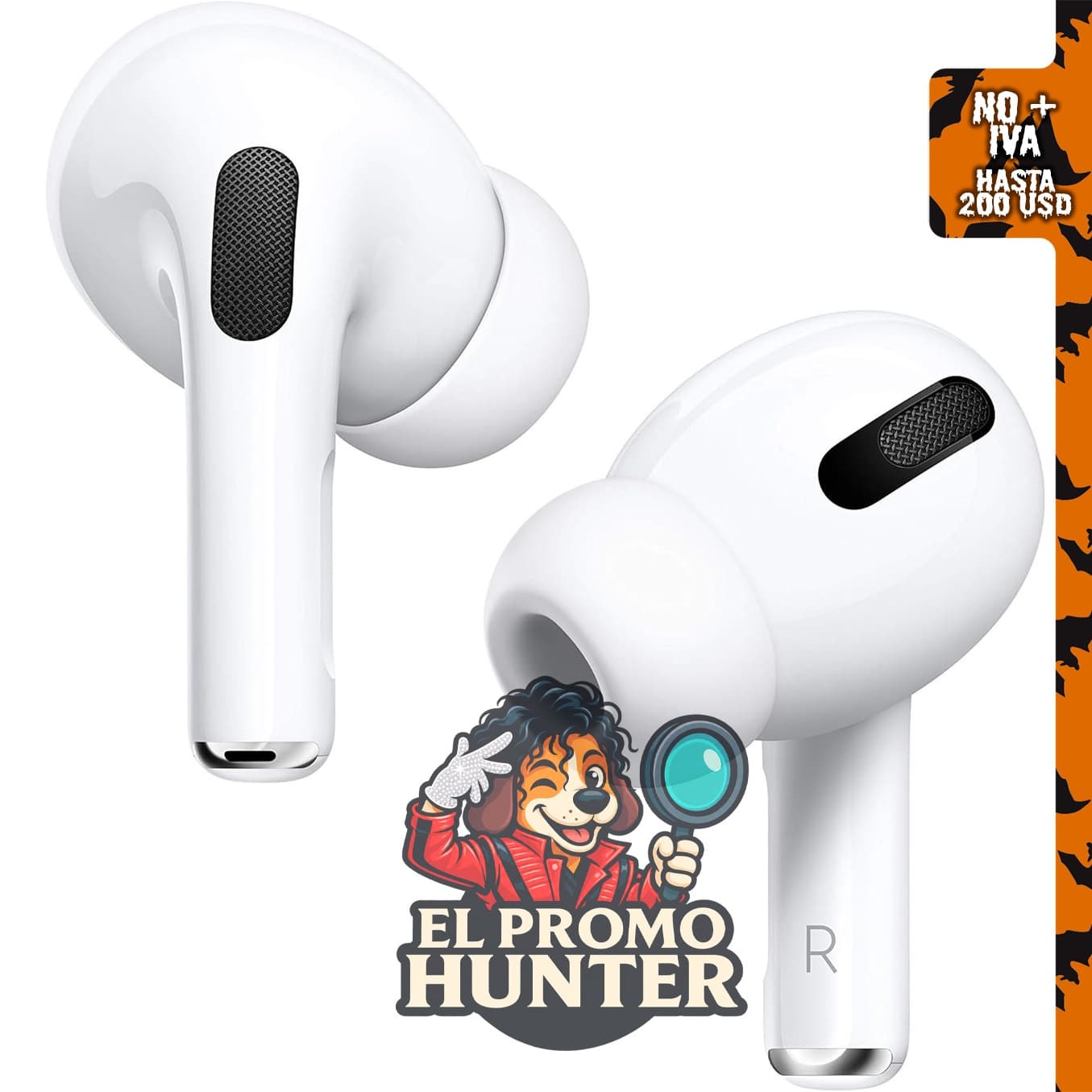 Apple AirPods Pro, auriculares inalámbricos con cancelación activa de ruido.