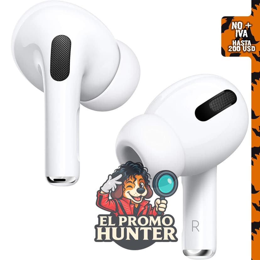 Apple AirPods Pro, auriculares inalámbricos con cancelación activa de ruido.