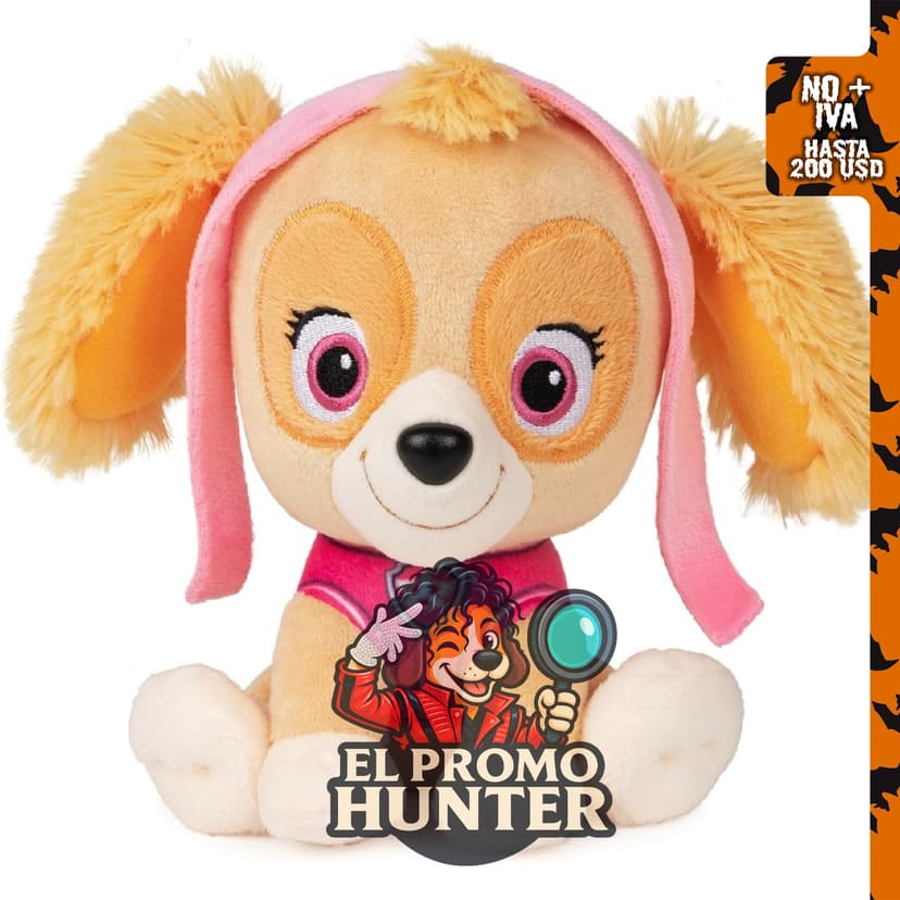 GUND PAW Patrol Skye, peluche de 15 cm, apto para mayores de 1 año.