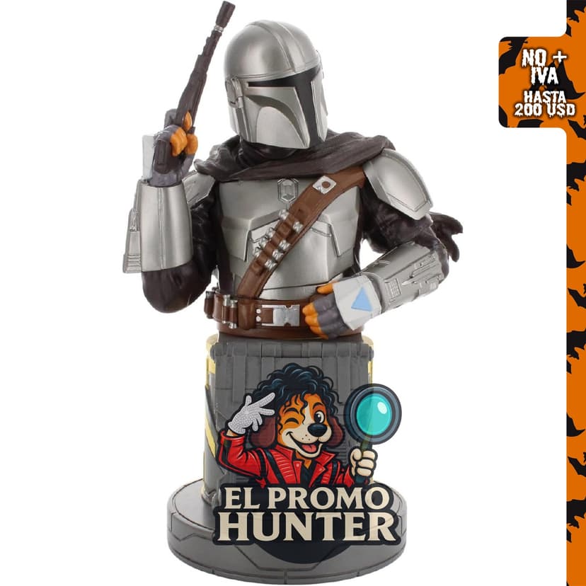 Cableguys The Mandalorian Bounty Hunter - Soporte para control y teléfono, compatible con Xbox y PlayStation.