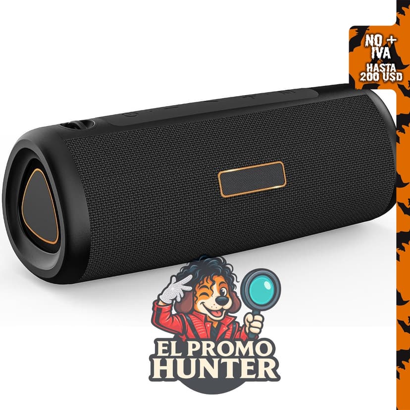 Oraolo Altavoz Bluetooth, altavoz portátil con sonido estéreo de 30 W y emparejamiento inalámbrico.
