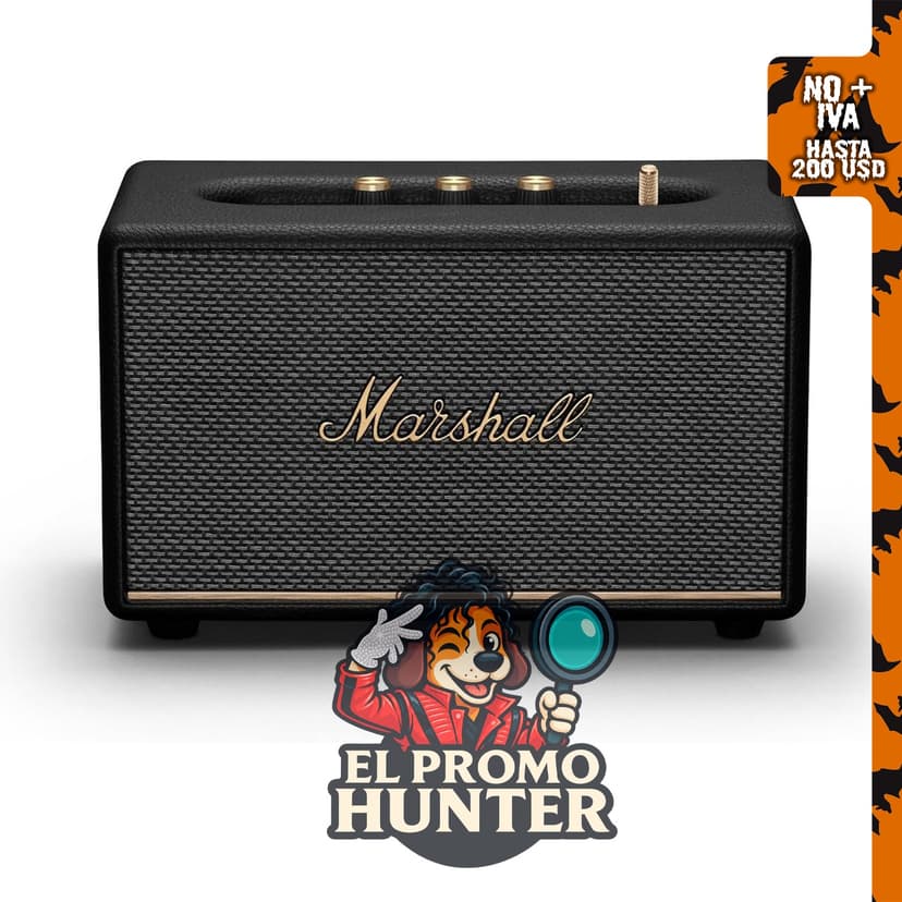 Marshall Acton III Bluetooth Home Speaker - Negro