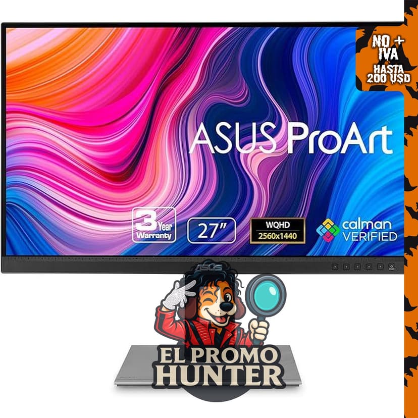 ASUS ProArt PA278QV Monitor profesional QHD de 27" (68.6 cm) 1440p.