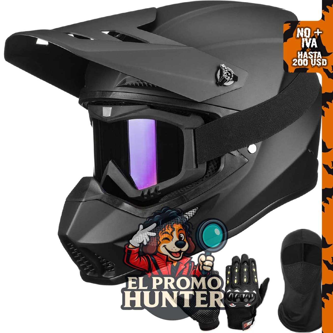Casco de motocross DOT modelo MT766 para adultos, compatible con ATV y UTV.