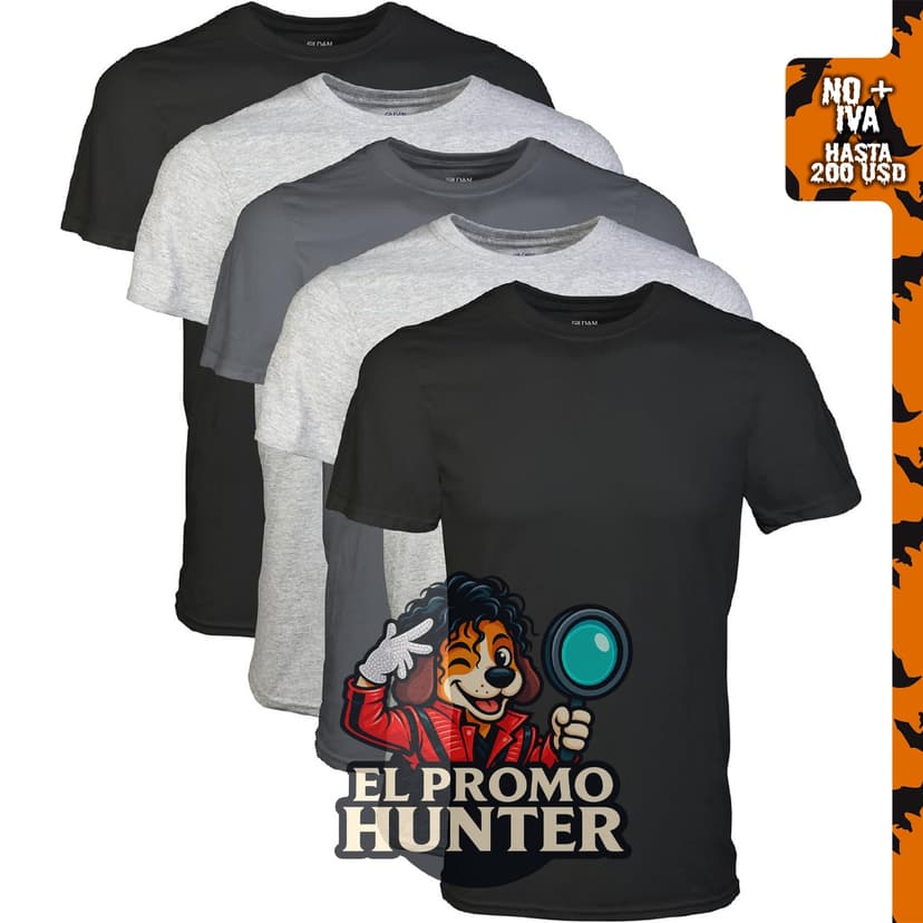 Camisetas de manga corta para hombre Gildan, multipack, modelo G1100.