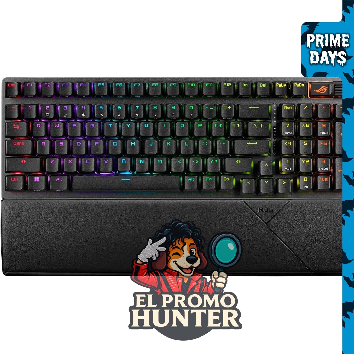 ASUS ROG Strix Scope II 96 Teclado mecánico inalámbrico para juegos, 96%.