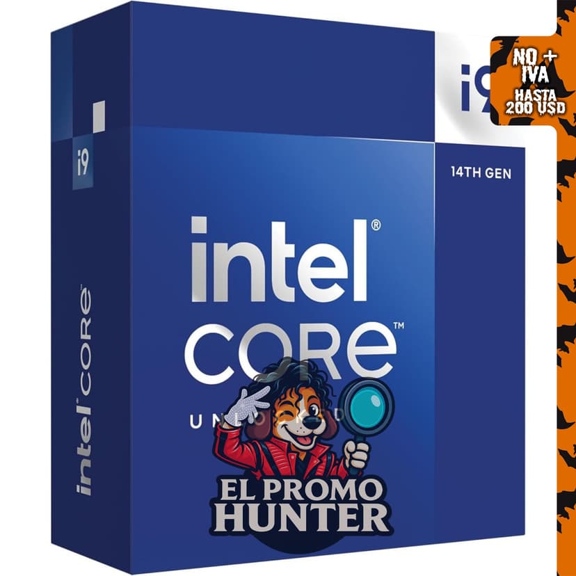 Procesador de escritorio Intel® Core™ i9-14900K, 4.2 GHz, 24 núcleos.