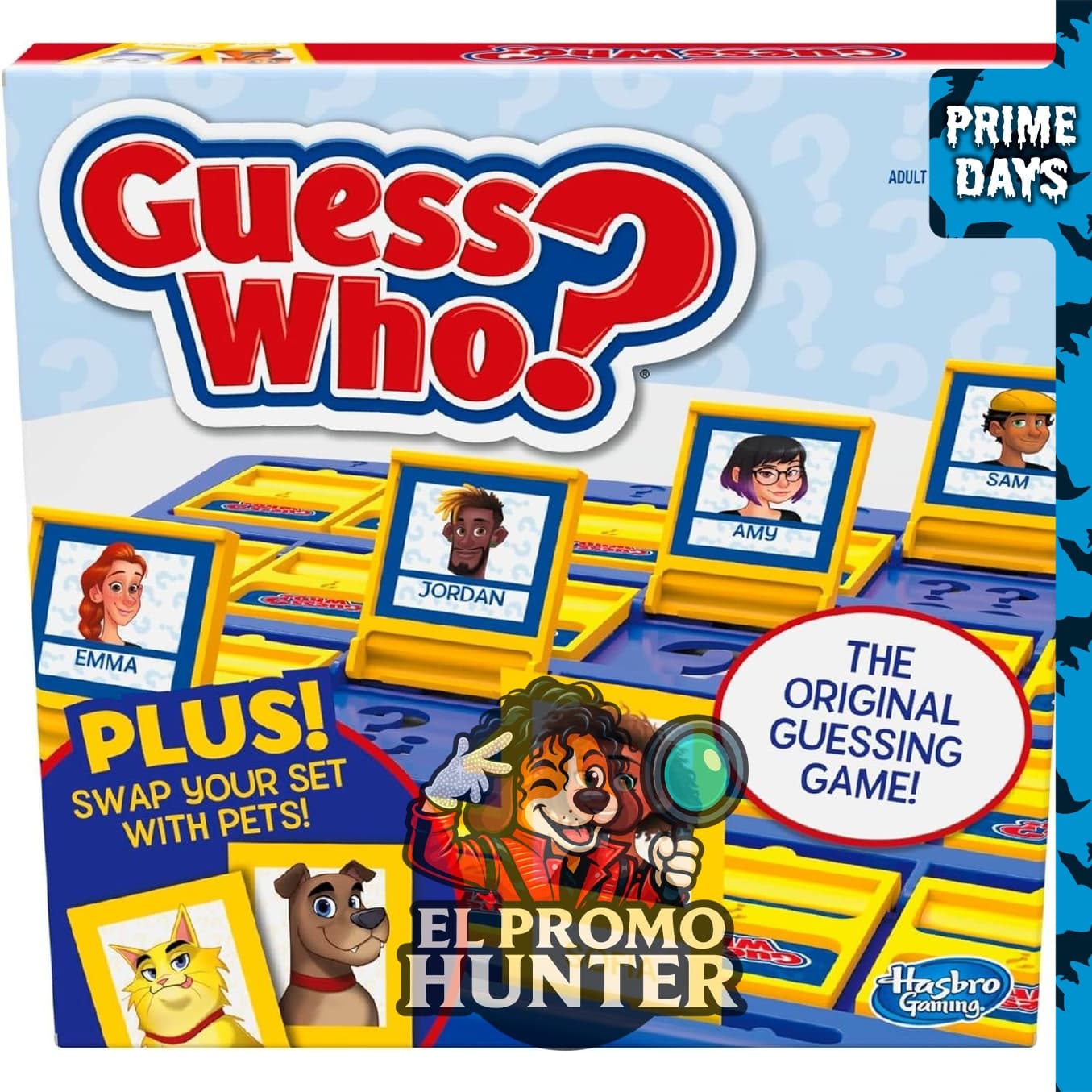 Hasbro Gaming - Juego de mesa con personas y tarjetas para mascotas.