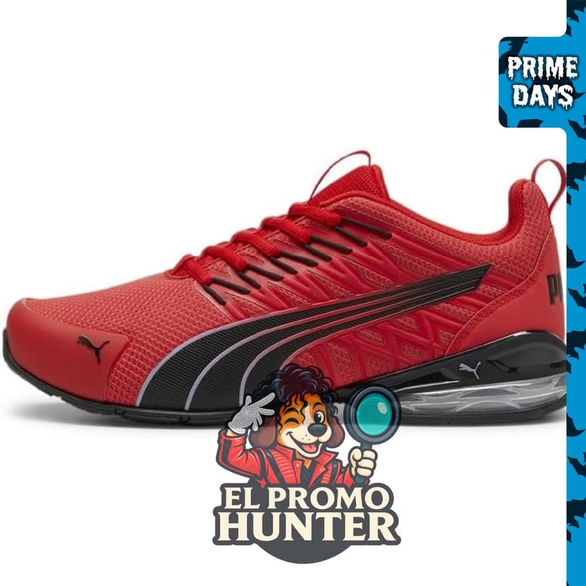 PUMA Hombres Voltaic Evo Running Zapatillas, color azul.