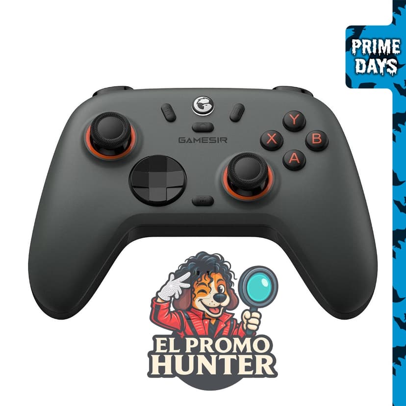 GameSir Nova Lite 2 Controlador Inalámbrico para PC con Joysticks y Gatillos de Efecto Hall, compatible con PC/Switch/Steam/Android.