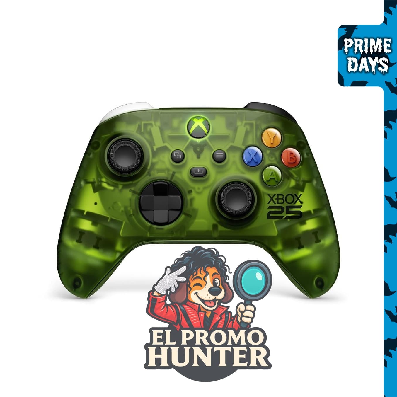Controlador Inalámbrico Xbox | Edición Especial X25 | Conectividad Bluetooth, USB-C y agarre texturizado.