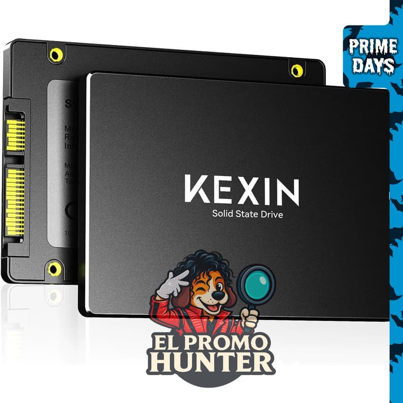 KEXIN SSD SATA III interna de 128 GB, 2,5" (6,35 cm), hasta 450 MB/s, unidad Flash NAND 3D.