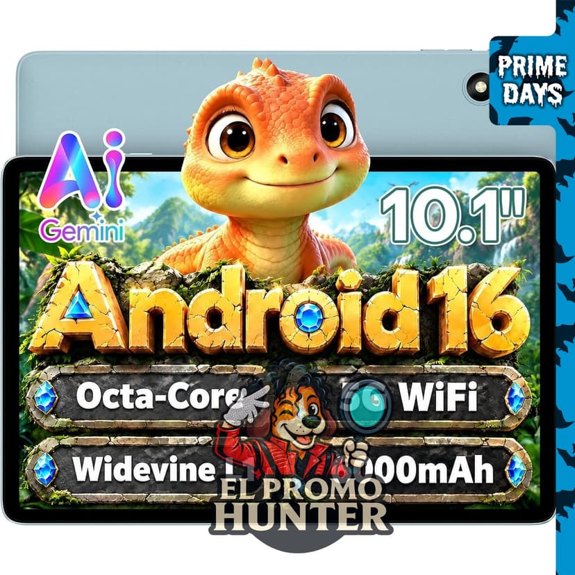 TECLAST Tableta Android P35 de 10" (25.4 cm), procesador Octa Core, compatible con Widevine L1.