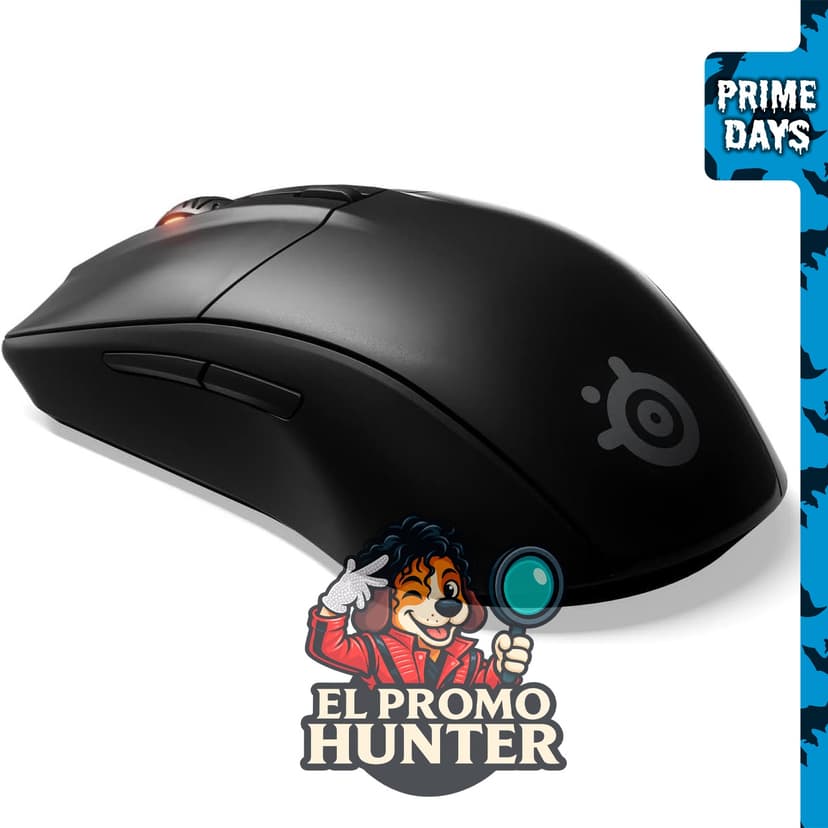 SteelSeries Rival 3, mouse inalámbrico para videojuegos con conexión dual 2.4 GHz y Bluetooth 5.0.