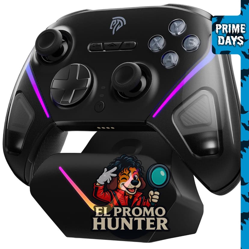 EasySMX D10 Controlador Inalámbrico para videojuegos, compatible con PC, Switch, iOS y Android.
