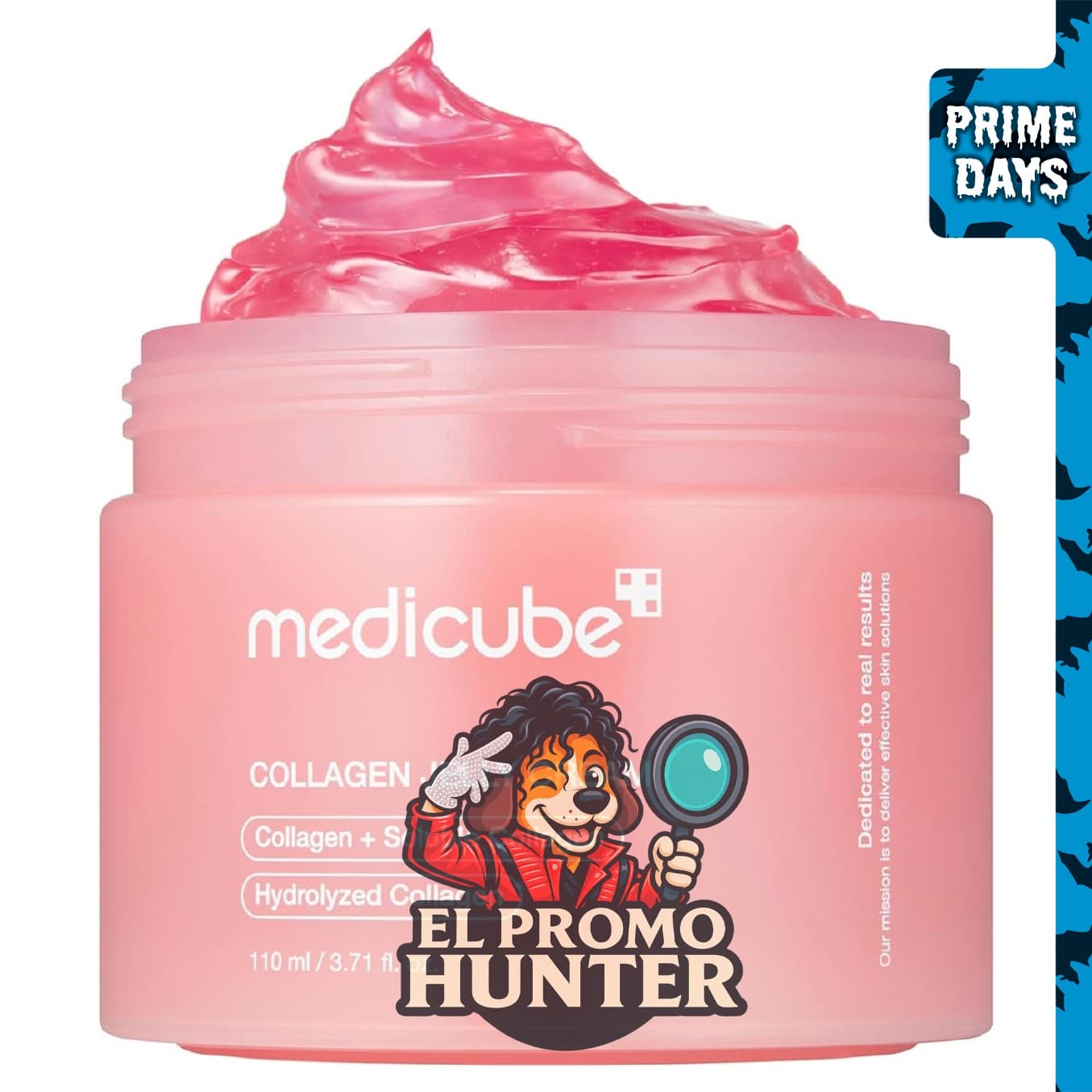 medicube Jelly Cream con colágeno y niacinamida, 109 ml.