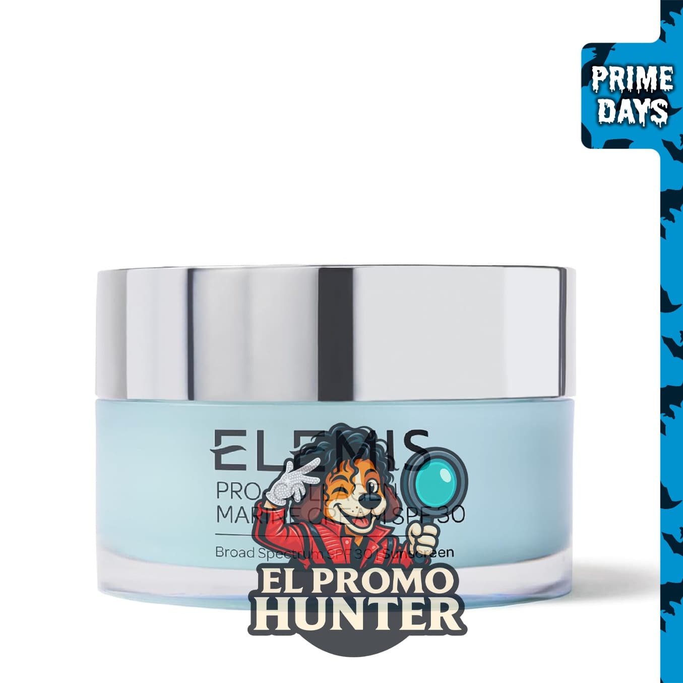 ELEMIS Pro-Collagen Marine Cream SPF 30, crema hidratante facial con protección solar.