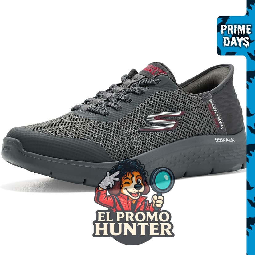 Skechers Slip-ins Go Walk Flex Hands Up para hombre, calzado cómodo y ligero.