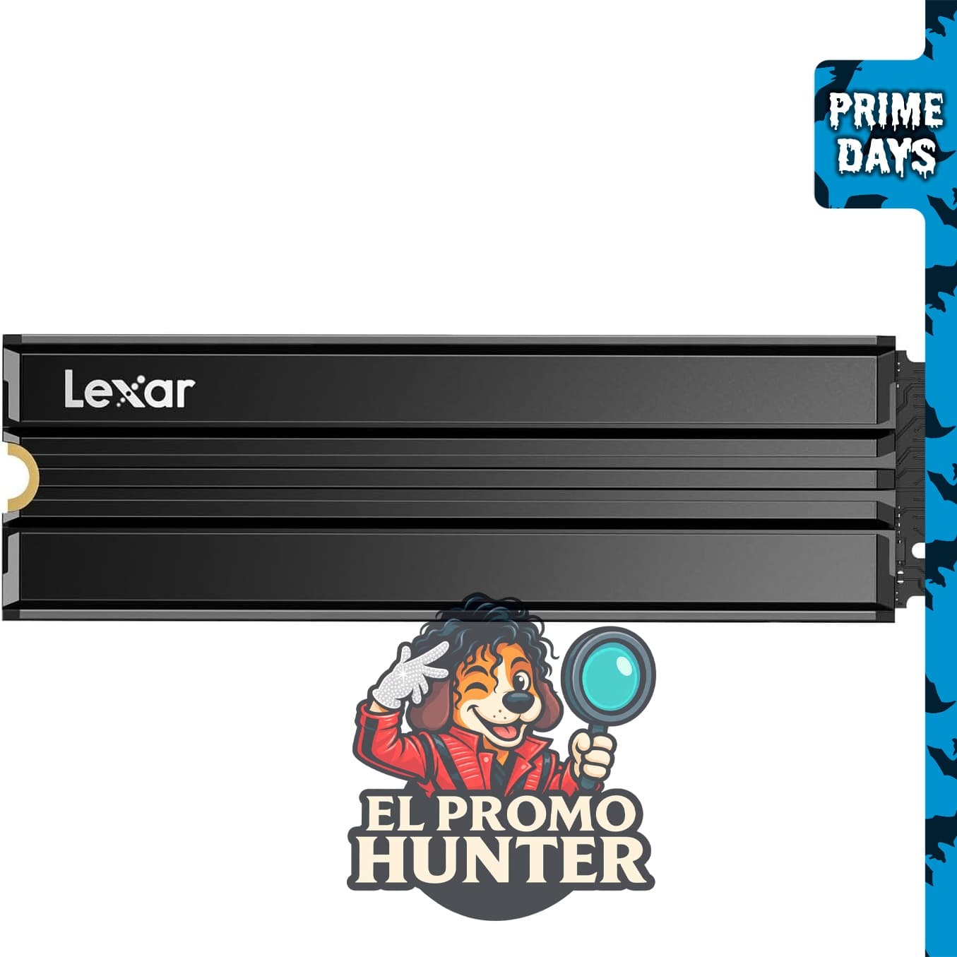 Lexar 2TB NM790 SSD, unidad de estado sólido PCIe Gen4 NVMe M.2 2280, hasta 7400/6500 MB/s de lectura/escritura.
