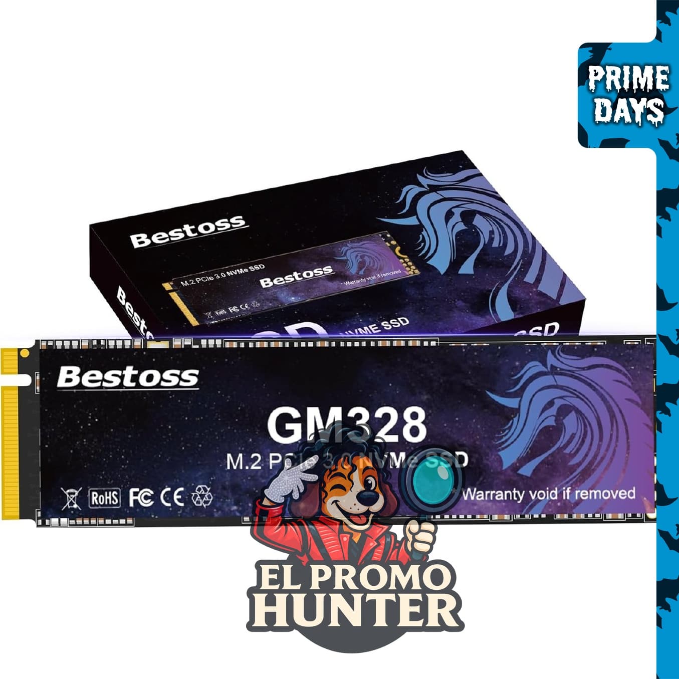 GM328 NVMe M.2 2280 SSD de 1 TB, unidad interna de estado sólido PCIe Gen3, 3D NAND, caché SLC dinámico, hasta 3500 MB/s.