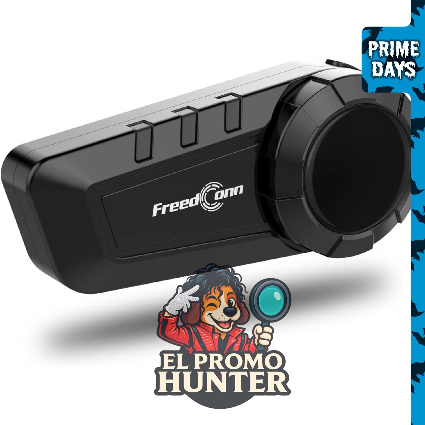 FreedConn KY PRO Headset Bluetooth para motocicleta, intercomunicador grupal de 6 vías.