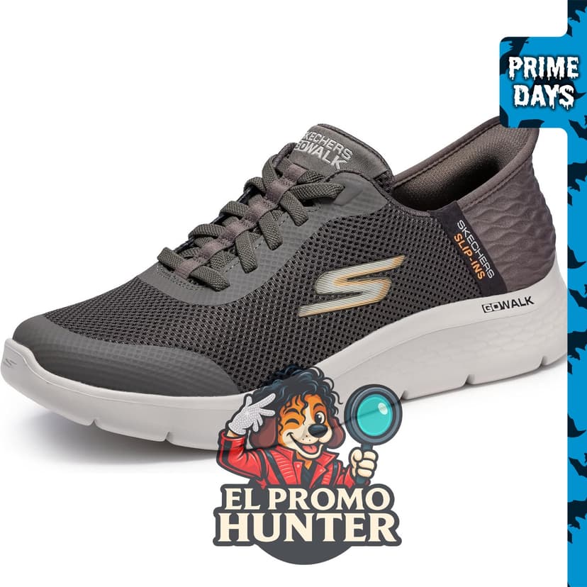 Skechers Slip-ins Go Walk Flex Hands Up para hombre, calzado cómodo y ligero.
