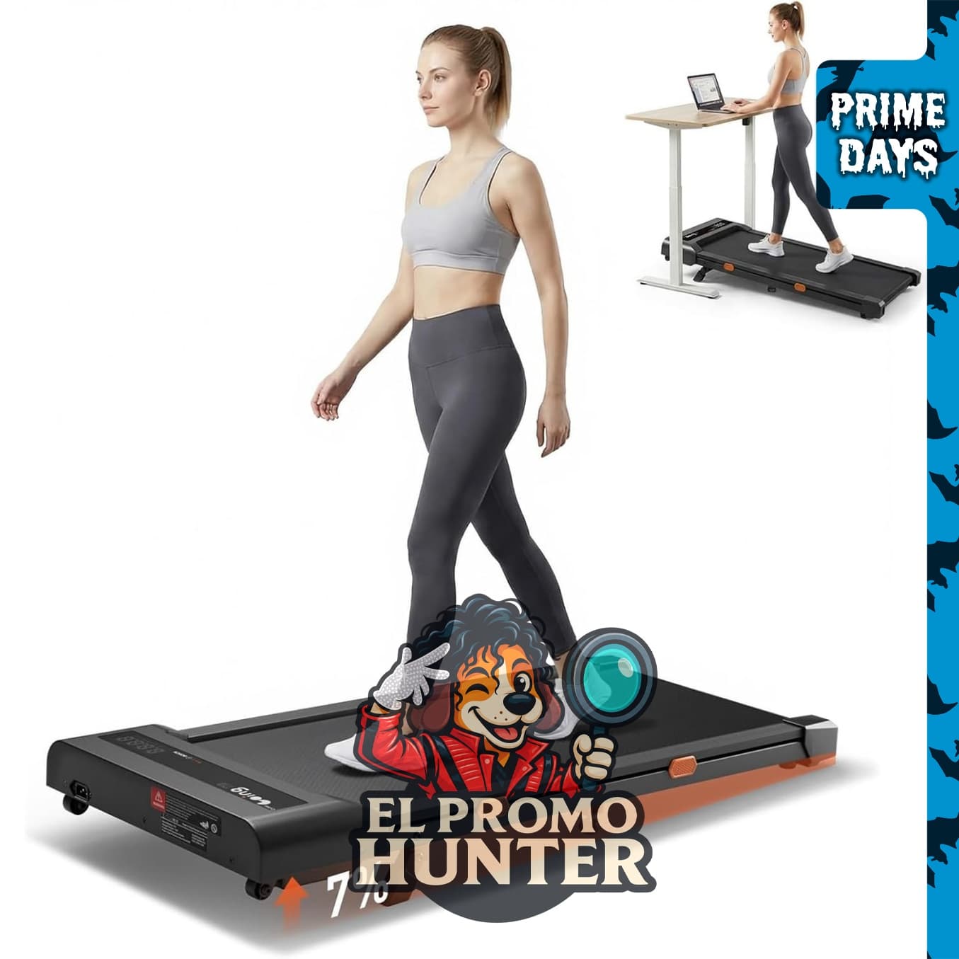 Cybergoing T10 Walking Pad Treadmill Powered By Bosch®, cinta de correr para uso bajo escritorio.