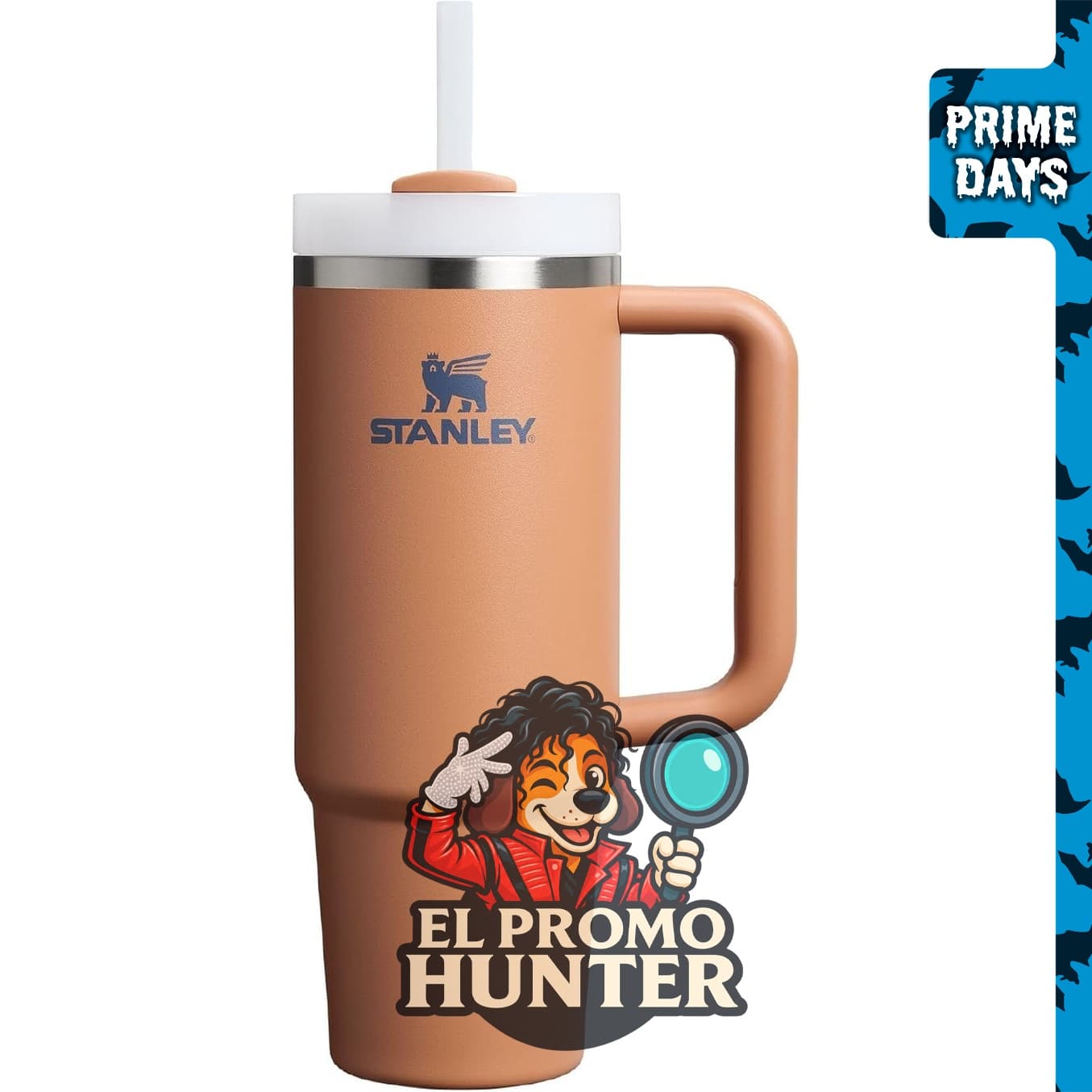 STANLEY Quencher H2.0 Flow State Tumbler, 30 oz (887 ml), color Toast.