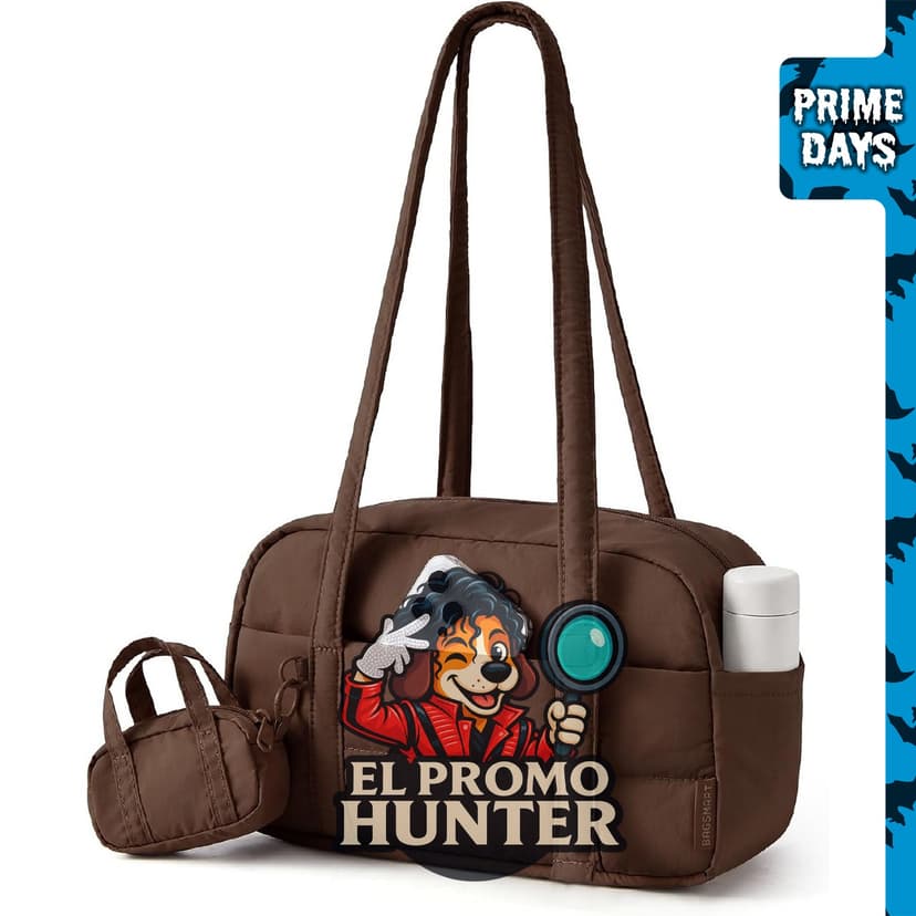 BAGSMART bolso de hombro acolchado para mujer, ligero y pequeño.
