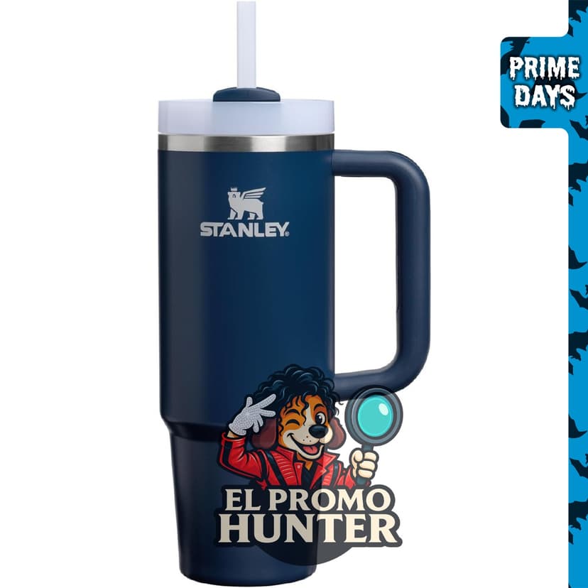 STANLEY Quencher H2.0 Flow State Tumbler, 30 oz (887 ml), color Dark Navy.