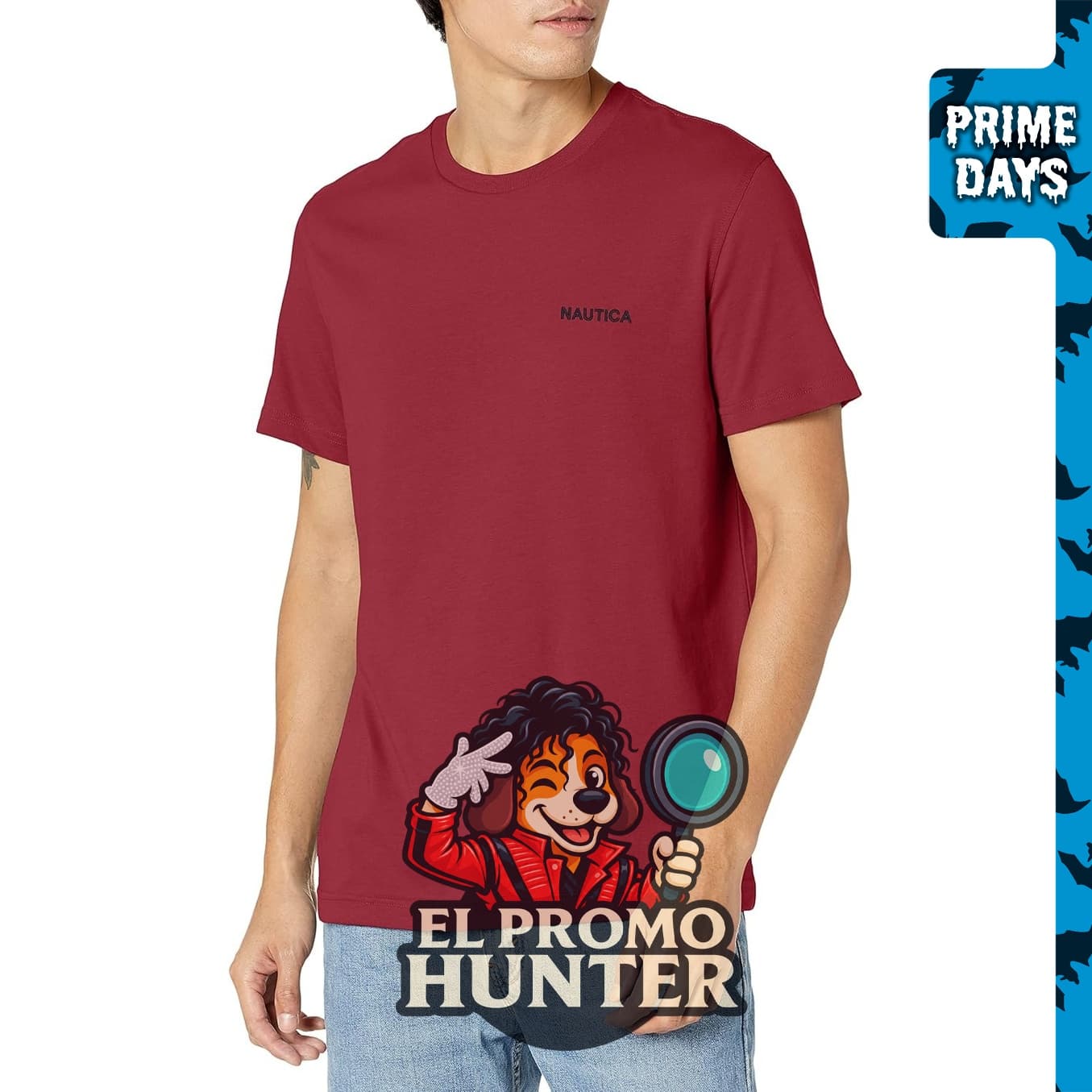 Nautica Camiseta de manga corta para hombre.