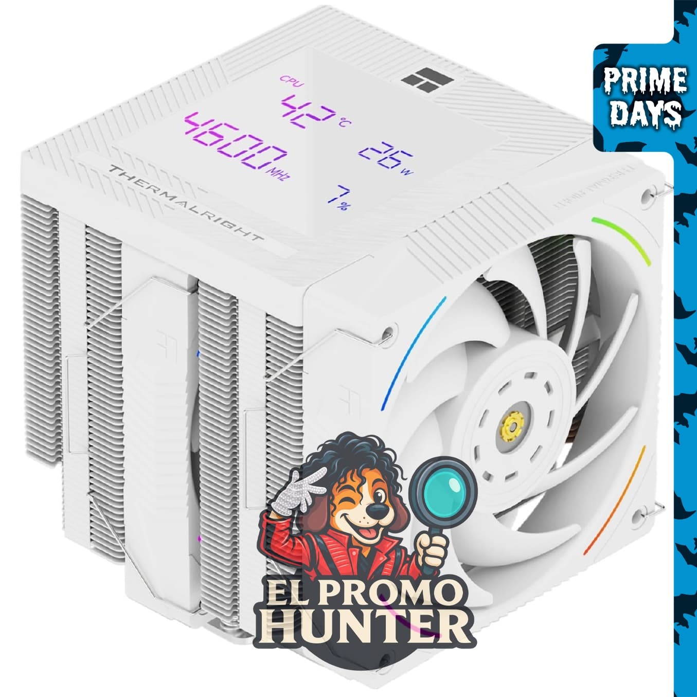 Thermalright Phantom Spirit 120, enfriador de aire digital para CPU.