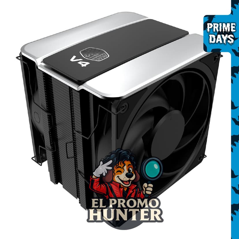 Cooler Master Enfriador de aire V4 Alpha 3DHP para CPU, torre única.