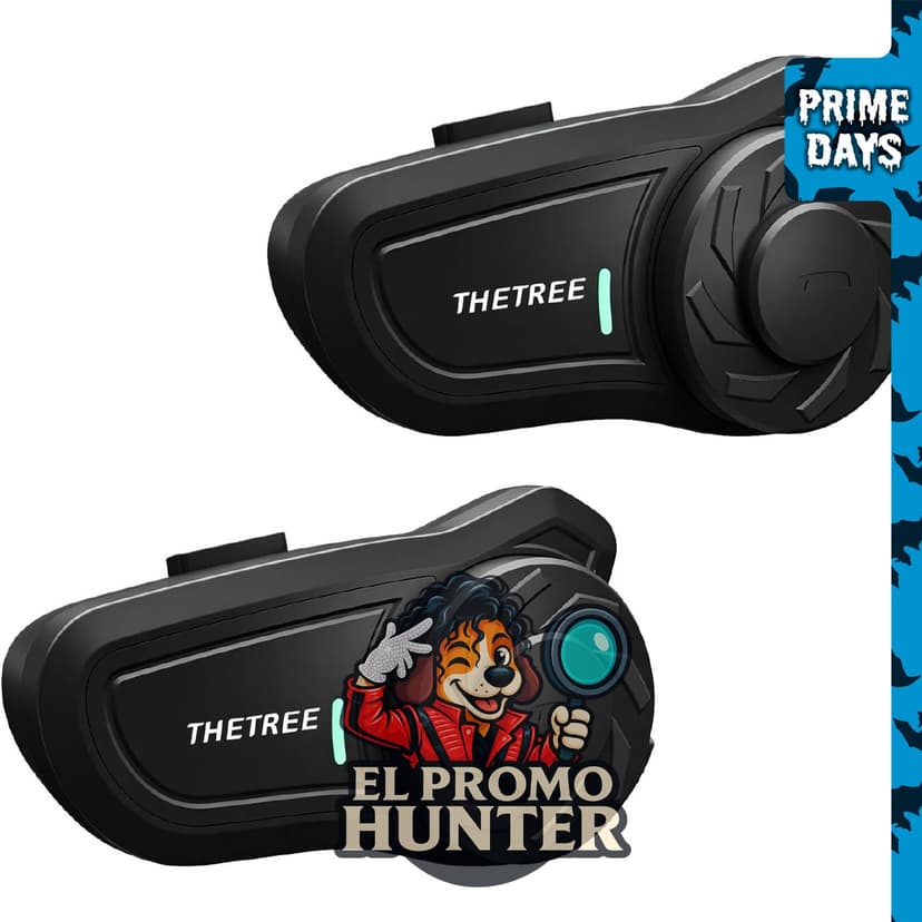 THETREE X2 intercomunicador Bluetooth 2-Way para casco de motocicleta.