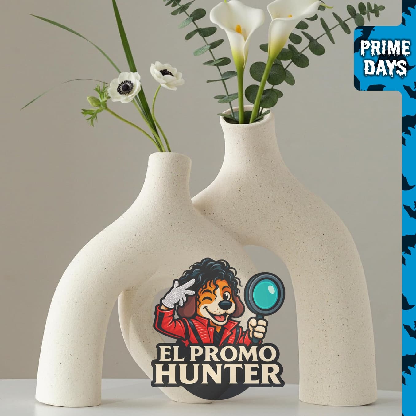 Jarrón decorativo de cerámica minimalista con forma de corazón.