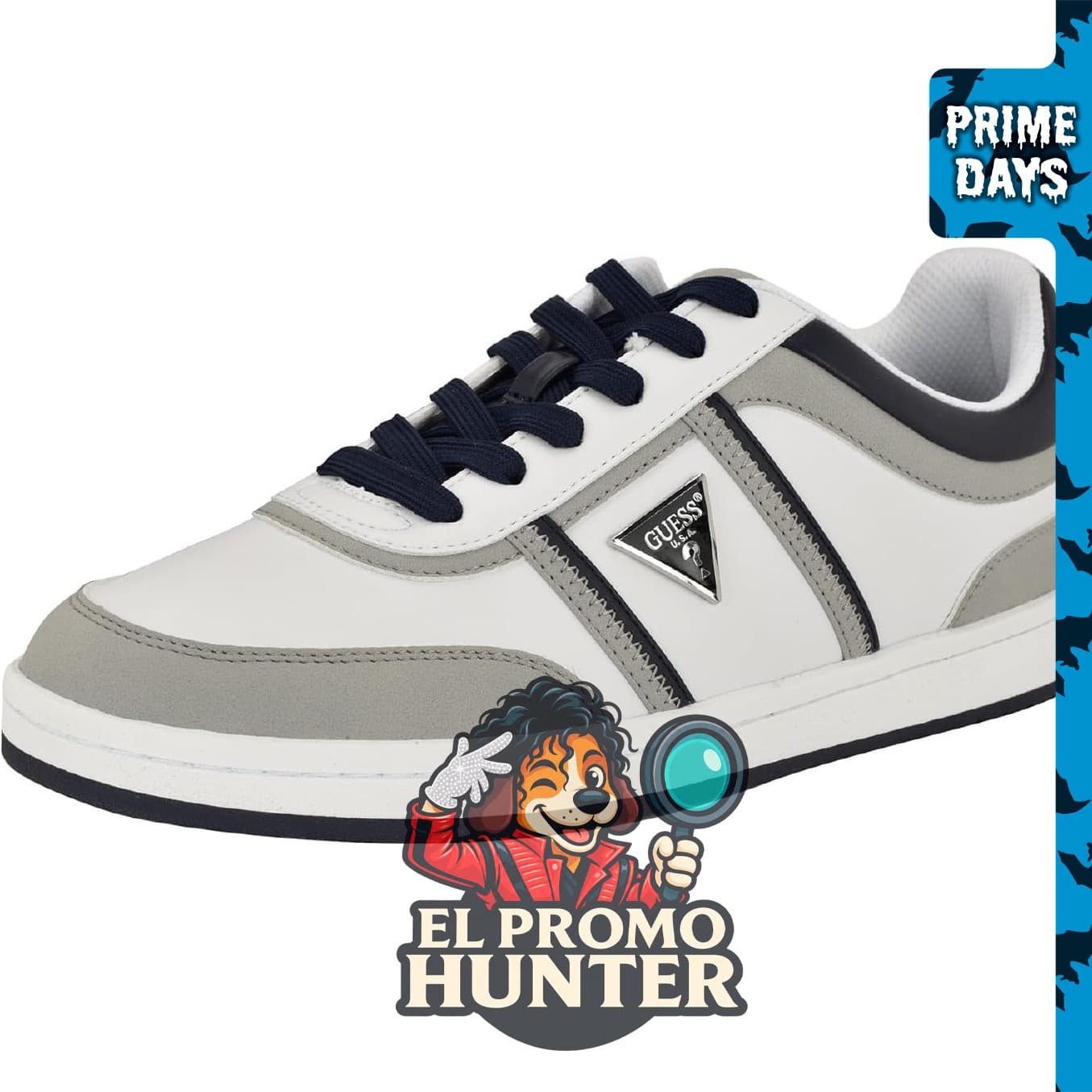 Guess Lasen para hombre, zapato de diseño moderno.