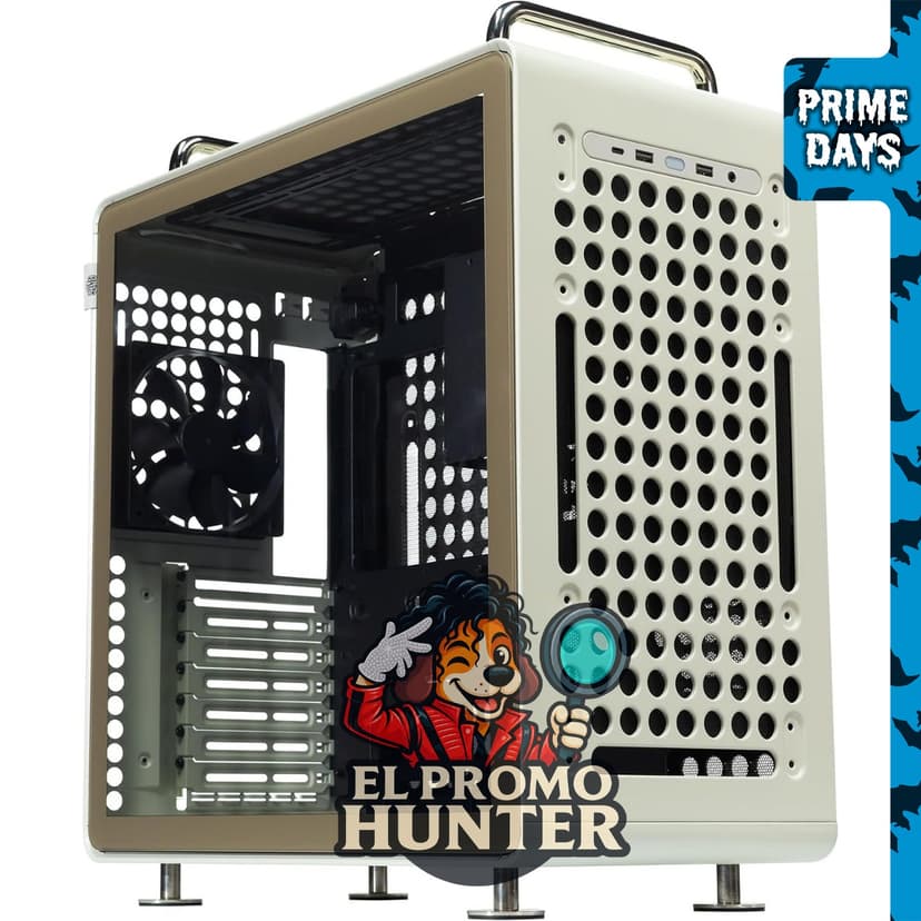 Cooler Master QUBE 540, caja de PC ATX Mid-Tower con vidrio templado y alta circulación de aire.