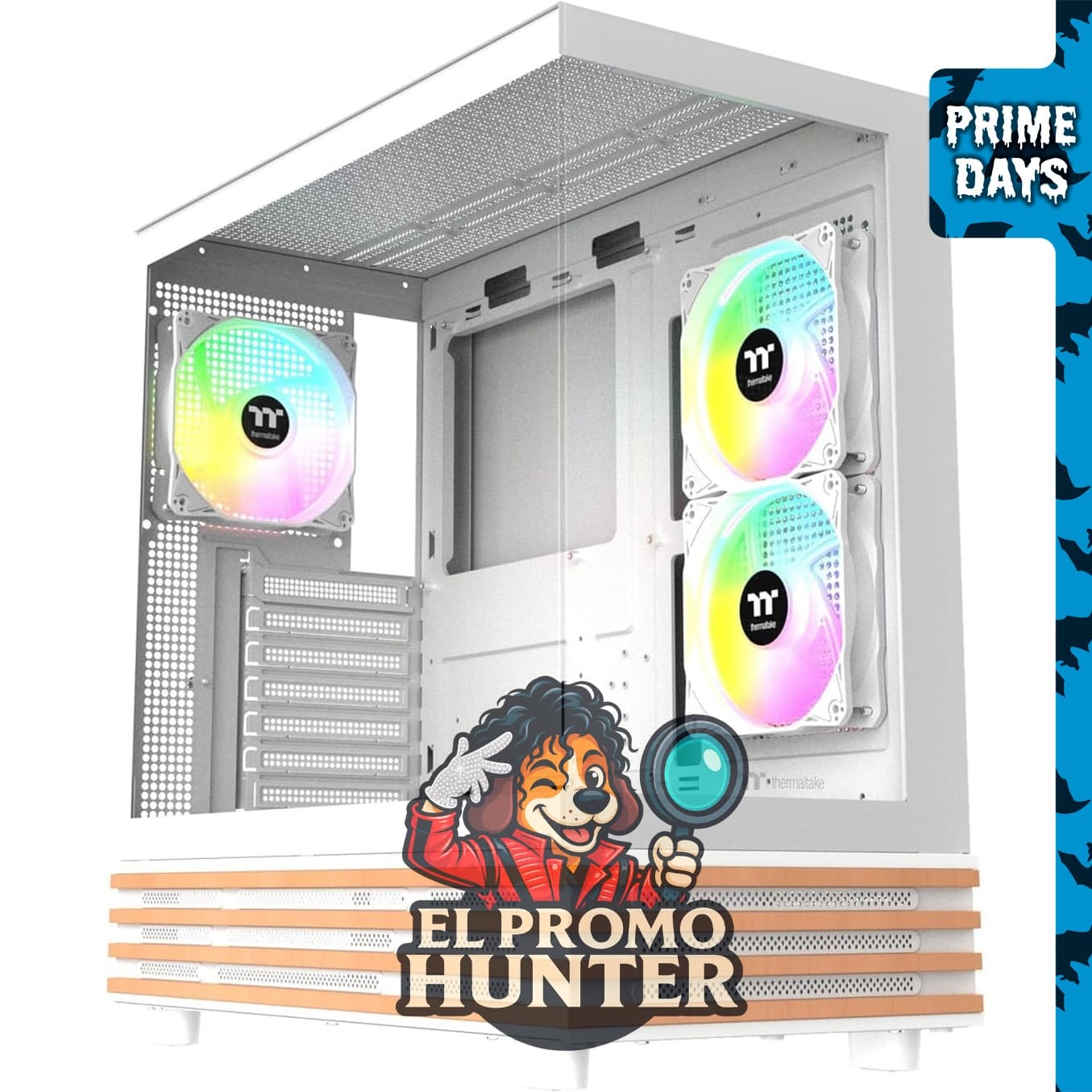 Thermaltake View 270 Plus WS ARGB, caja Mid Tower con soporte para E-ATX/ATX/mATX/mITX.