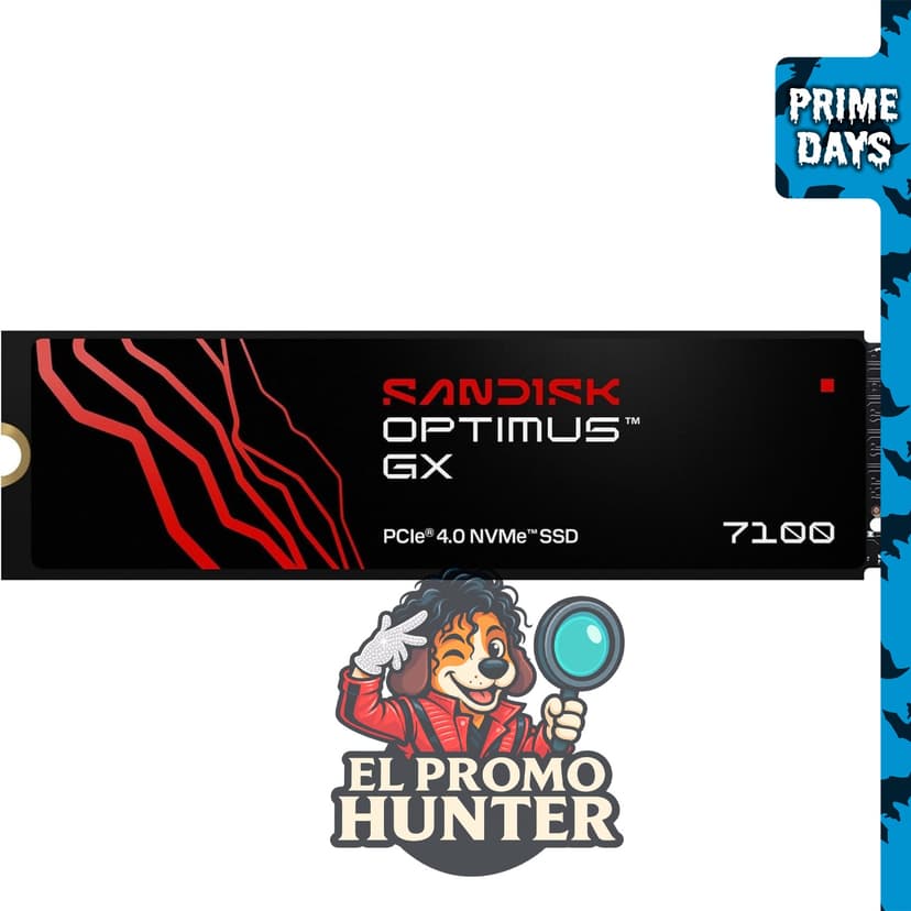 Sandisk Optimus GX 7100 SSD NVMe de 4 TB, PCIe 4.0, M.2 2280